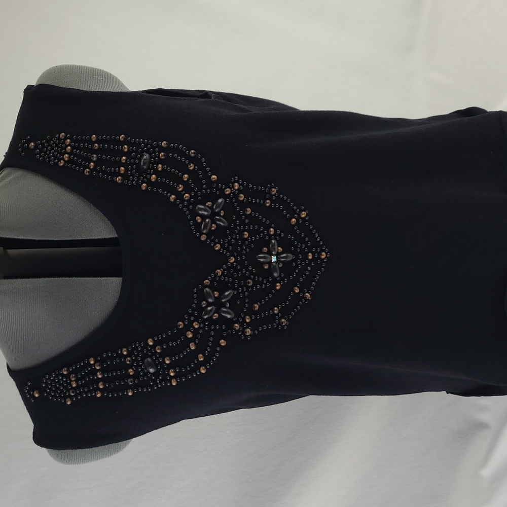 Hearts of Palm beaded sweater tank size XL
